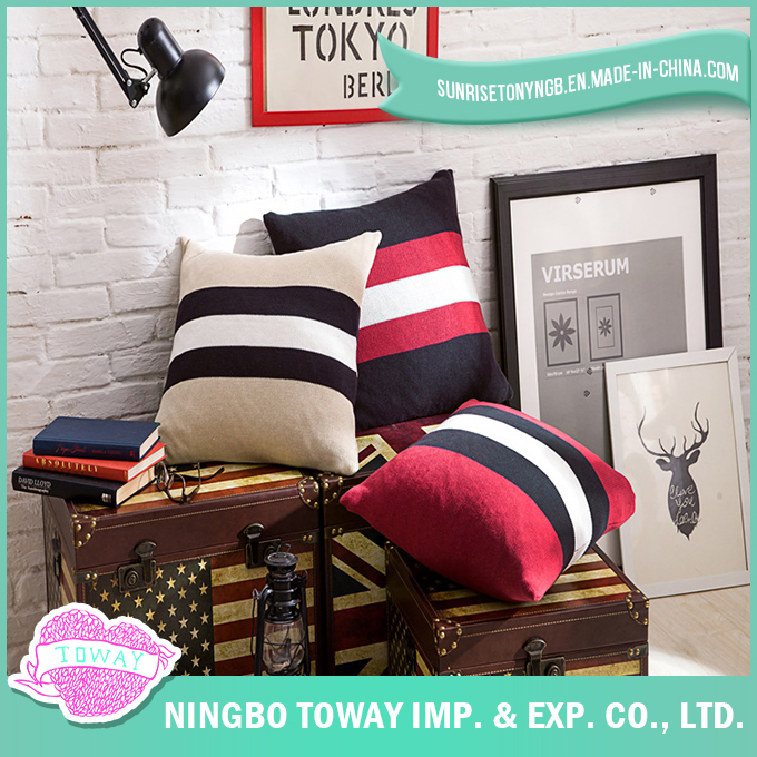 Home Decorative Wholesale Custom Pure Cotton Luxury Throw Pillow Case