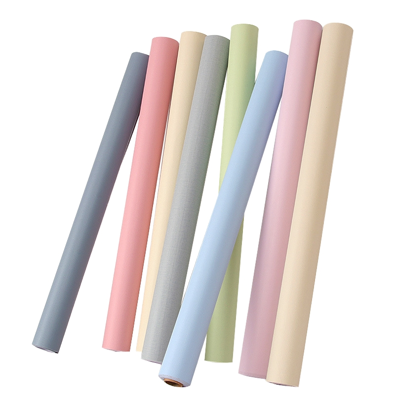 Modern Grey PVC Waterproof Wallpaper for Stylish Home Renovation