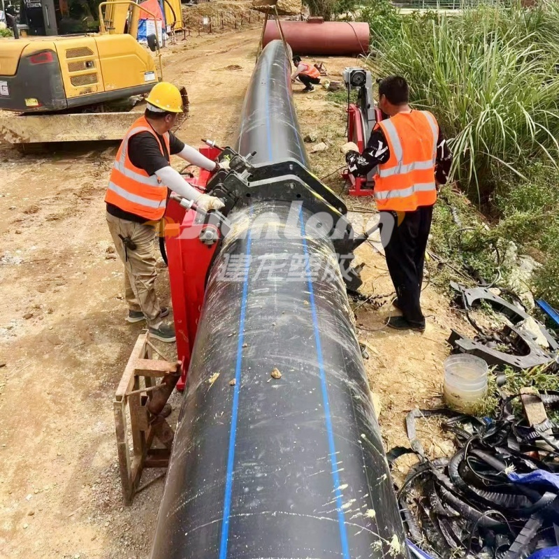 Chemical Corrosion Resistant Polyethylene Flexible PE HDPE Pipe for Industrial Fluid Transfer Chemical Drainage