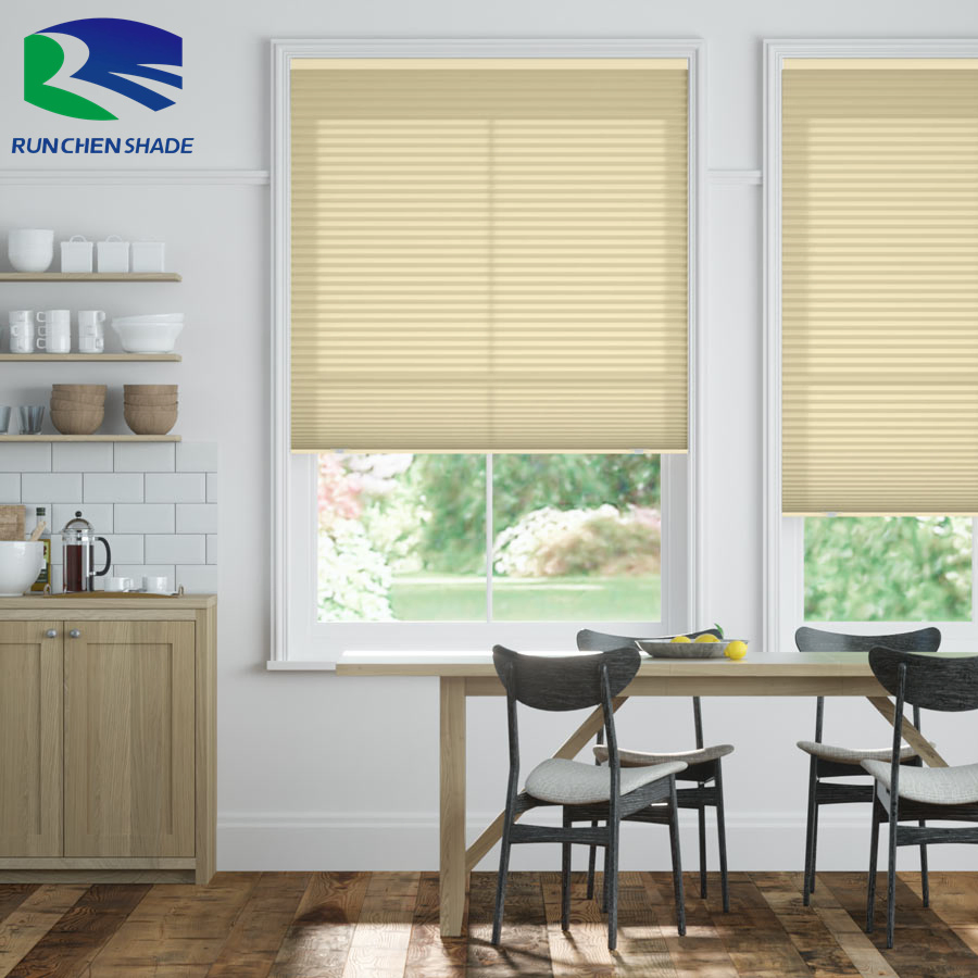 High Quality Pleated Fabric Indoor Cellular Shade Motorized Cellular