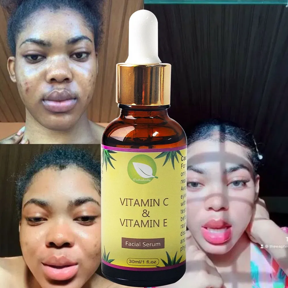 Glutathione Vitamin C Whitening Hydrating Skin Face Serum Pure Natural Vitamin E Anti Aging Dark Spot Removal Serum