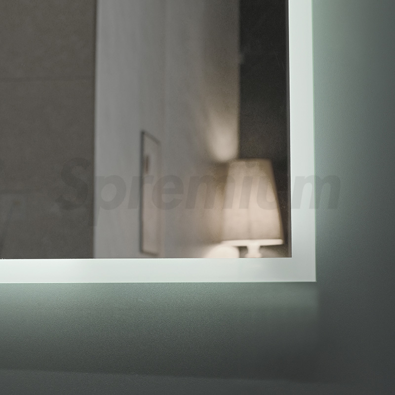 Frosted Edge Backlit Mirror Frameless Mirror 600×800mm Espejo LED