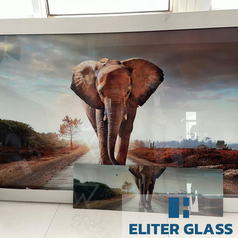 China Manufacturers Price Ceramic Fritted Tempered Silk Screen Digital Printed Decoration Glass Building Glass