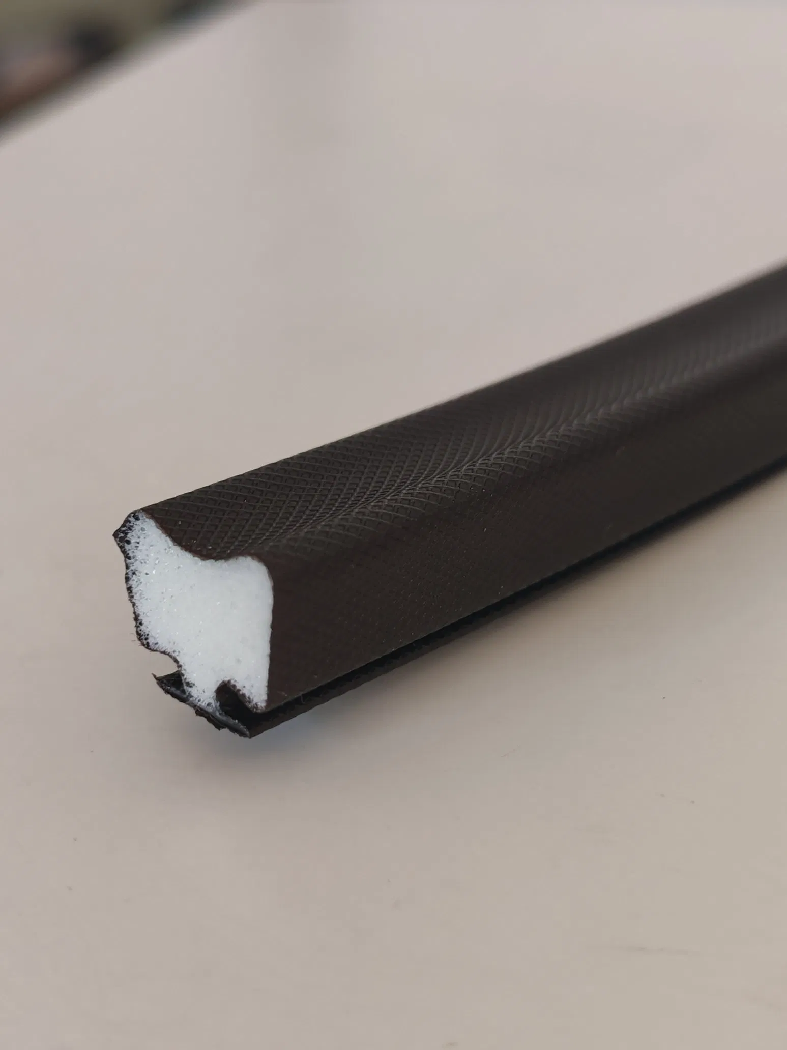 Brown Square Waterproof Seal Strip TPV/Silicone Rubber/PU/TPE/PVC/ EPDM Foam Wrapped Sealing Strip