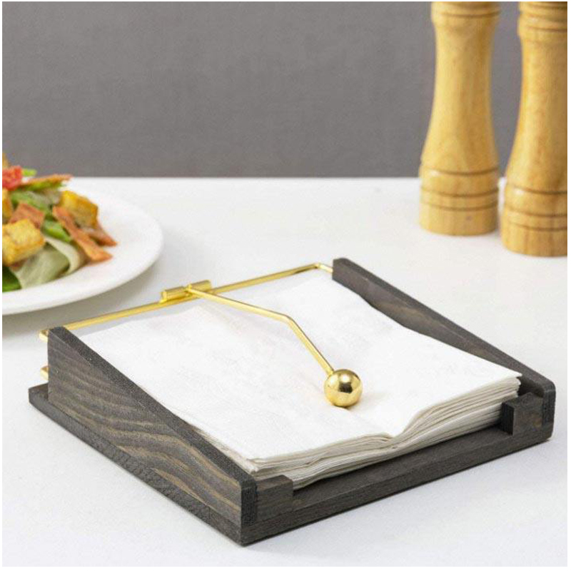 Holder Wooden Napkin Holder Paper Tissue Box Wooden Tissue Holder