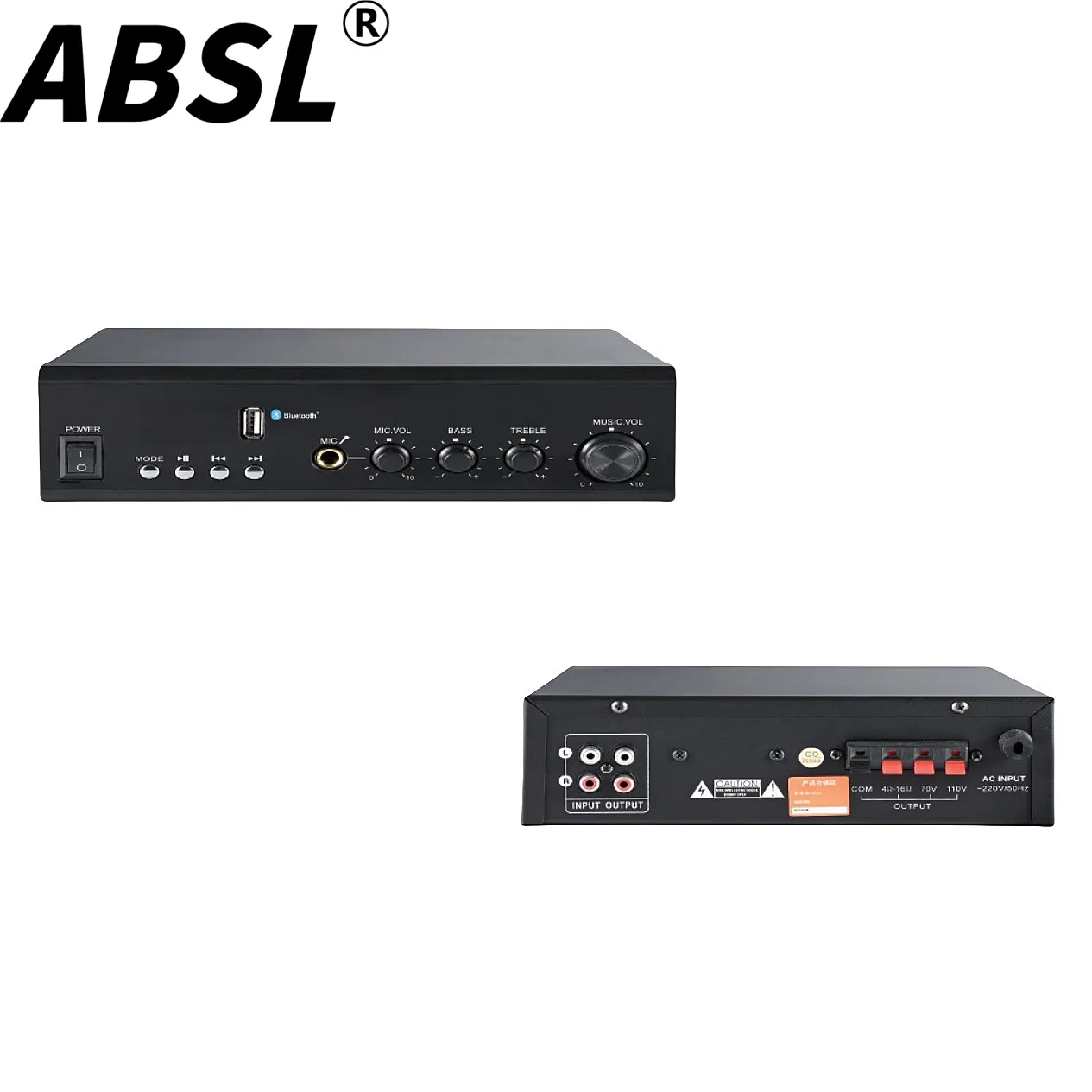 Wholesale Factory Price 40W Digital Class-D PA Mixer Power Amplifier for Shops