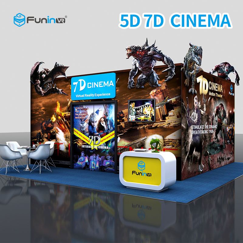 Hot Sale 5D Cinema Simulator Dynamic Theater Amusement Park Equipment