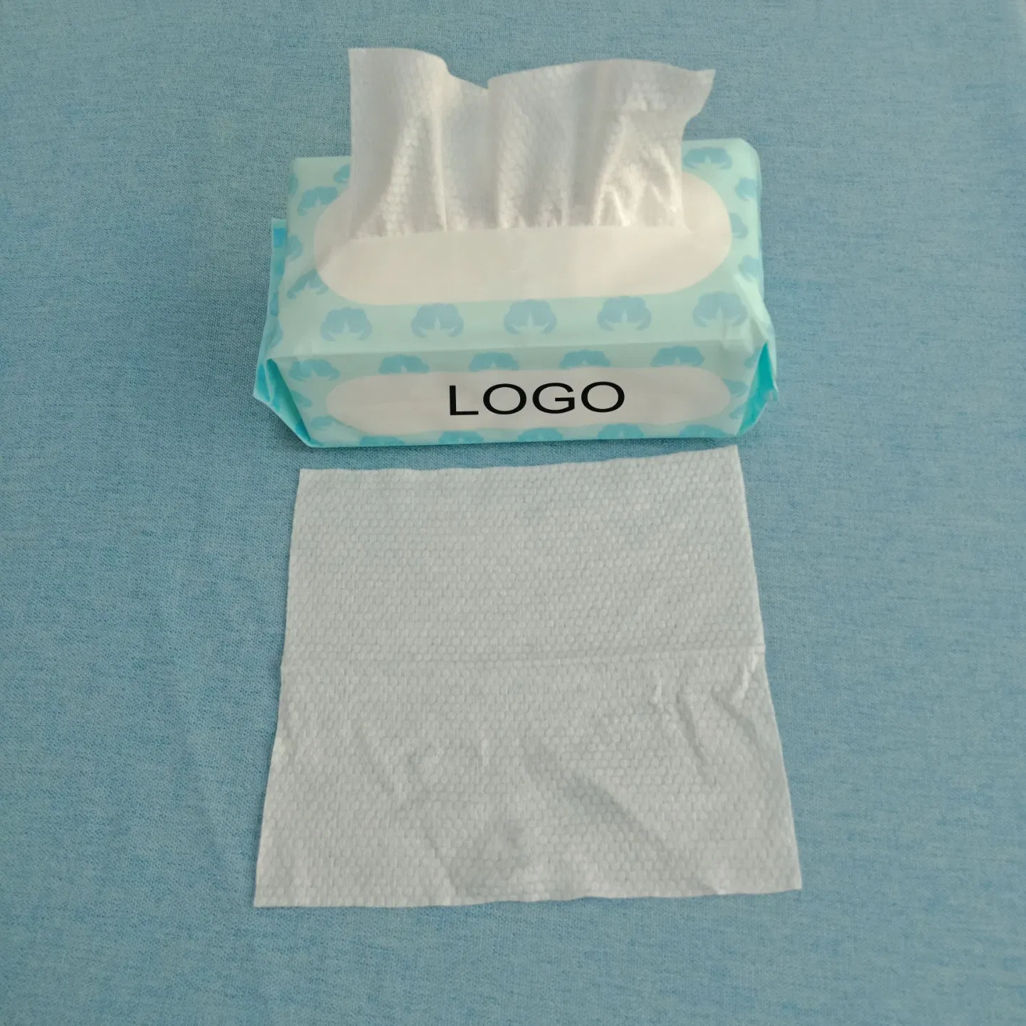 Factory Supply Dry Towels in Box Thick Nonwoven Structure Disposable Cleaning Use Natural Bamboo Fiber Dry Wipes