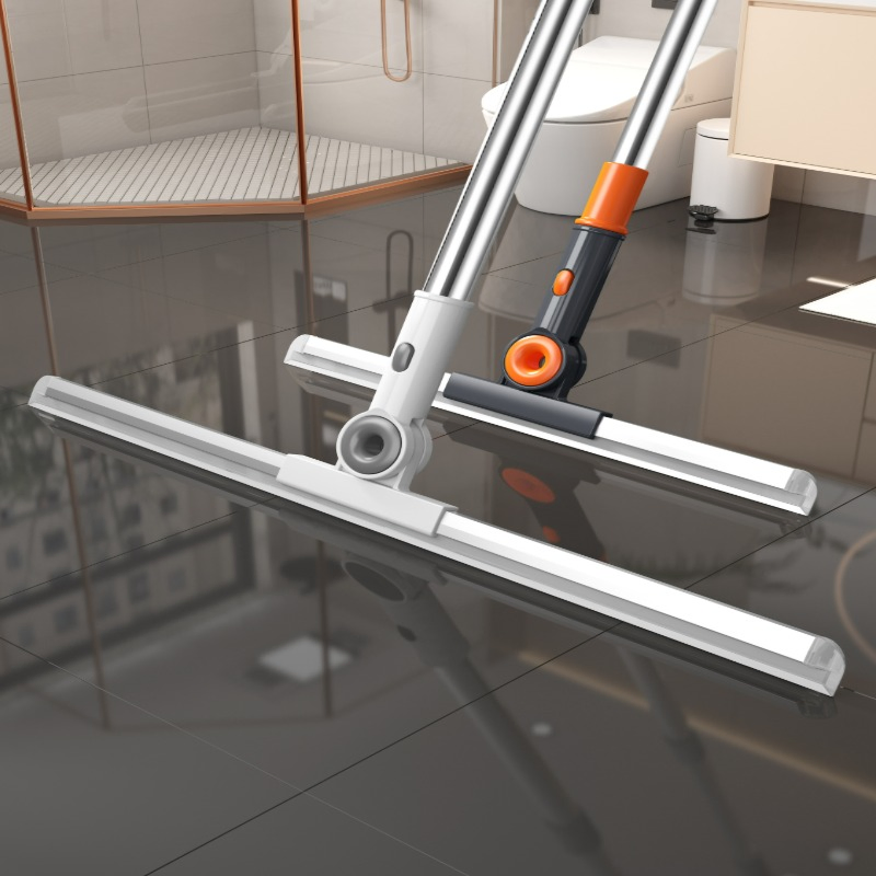 Durable Flat Mop Stainless Steel Handle Self Wringing Feature Home Floor Cleaning Mop