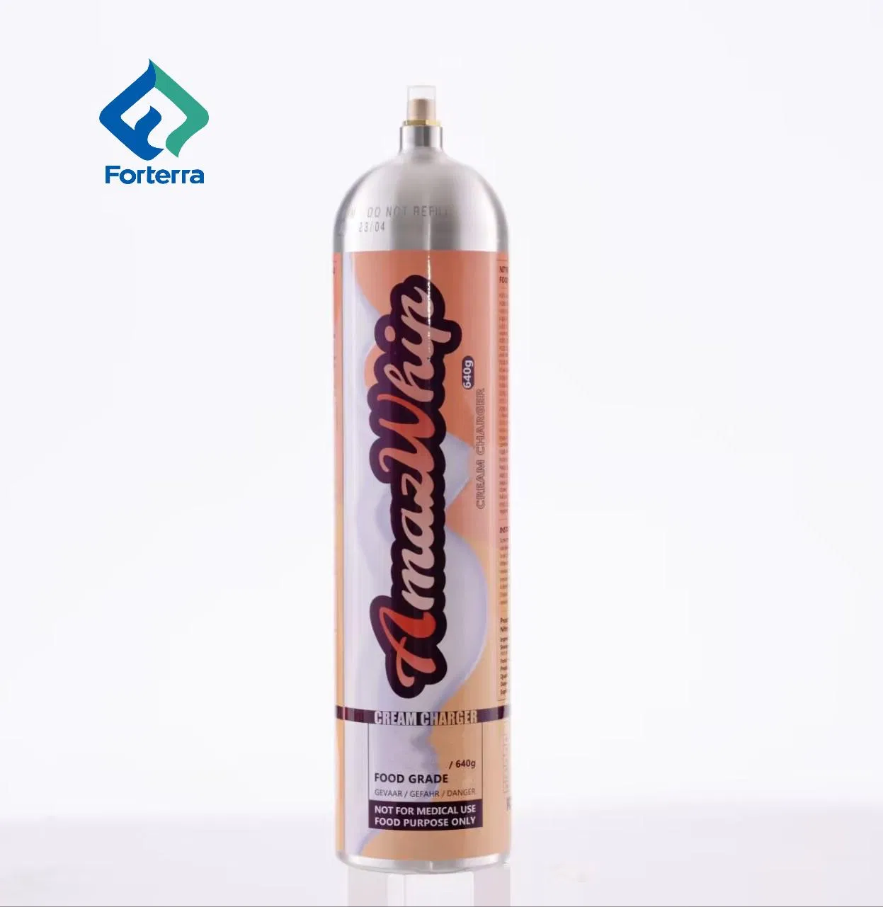 Wholesale Selling Dessert Tool 640g N2o Gas Canister Whipped Cream Chargers in 0.95L Cylinder