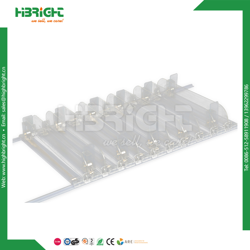 Supermarket Cigarette Bottle Drink Pusher System Plastic Display Shelf Divider for Sale