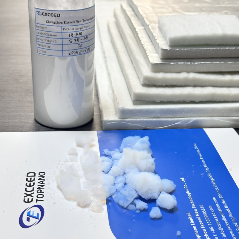 0.3-2mm Aerogel Particles for Building Thermal Insulation Plaster/Mortar/Render