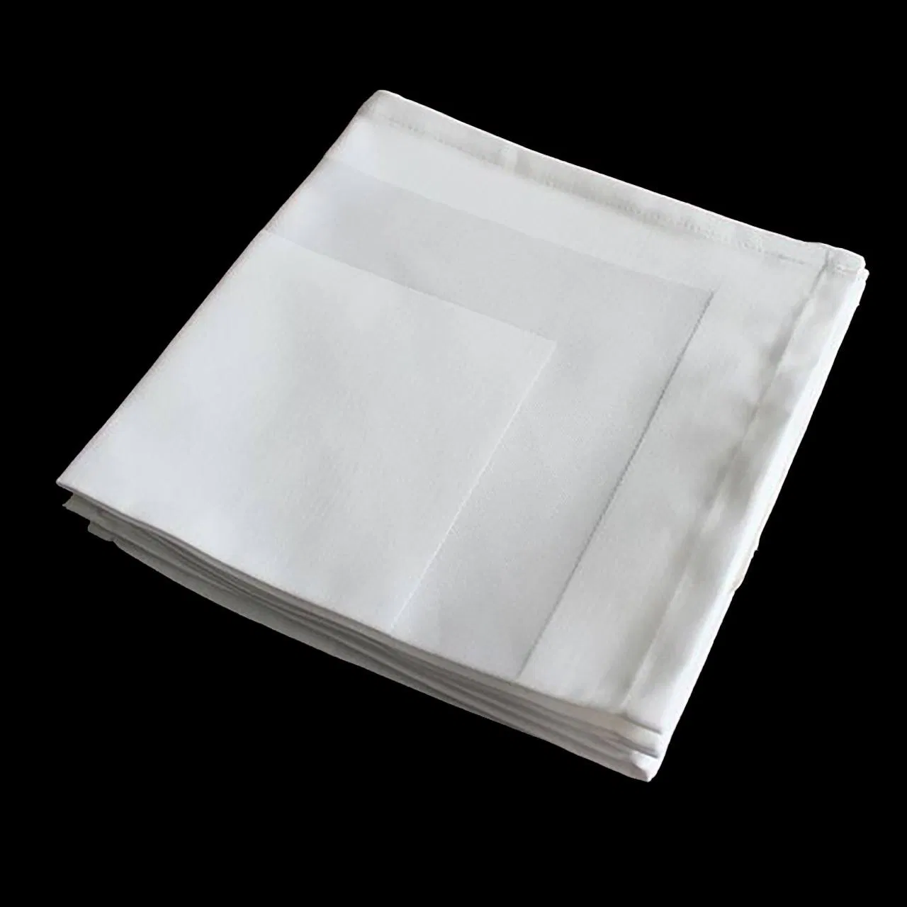 100% Cotton Custom Cloth Non-Disposable 5 Star Modern White Linen Napkins Fabric for Restaurants and Hotels