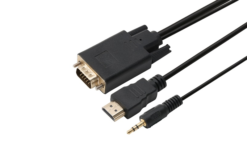 Адаптер HDMI-VGA с аудио, 1.8 м