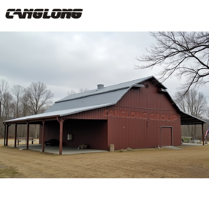 Wide Span Steel Structure Warehouse for Factory Application and Large Storage Requirements