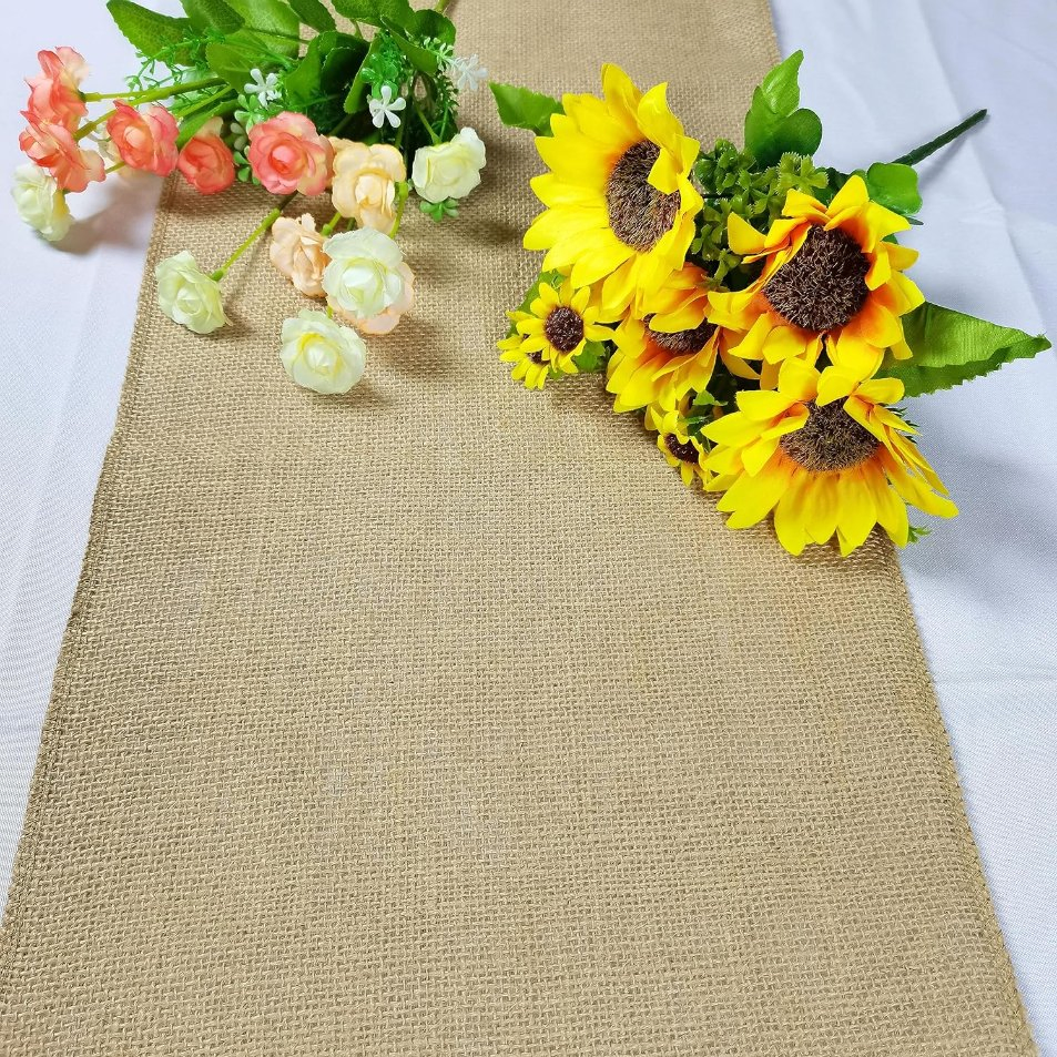 Amazon Customized Natural Jute Table Runner Cloth