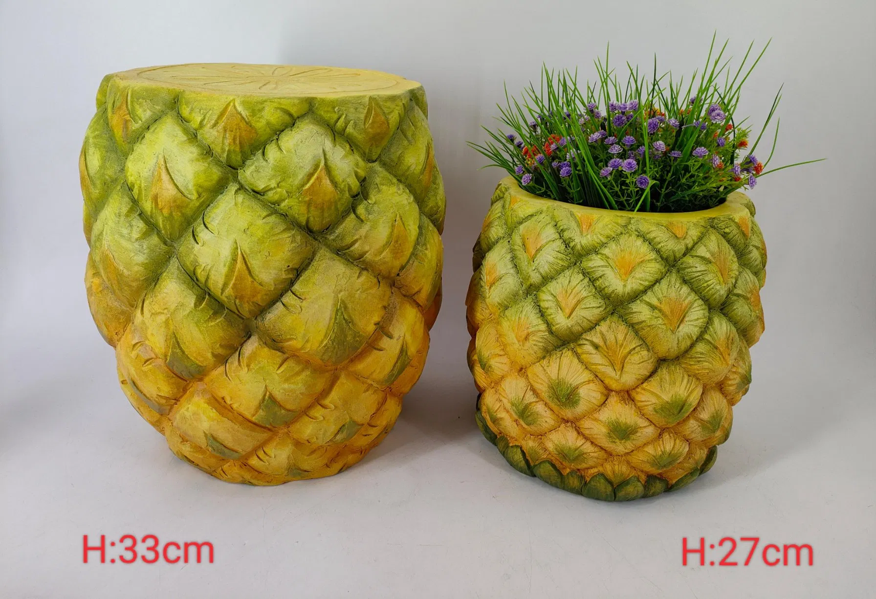 Кашпо и табурет Арбуз-Клубника из МГО