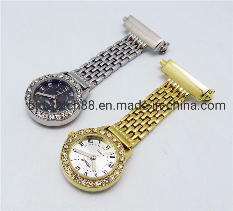 Nurses Pocket Watch Medical Brooch Pin Clip Nursing Watch