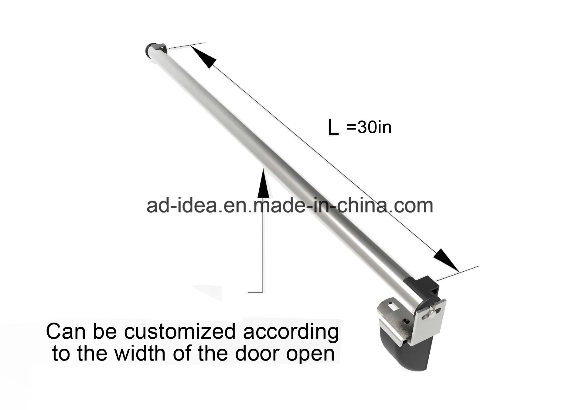 38inch Self Closing DIY Air Pressure Sliding Door Closer with USA Patent