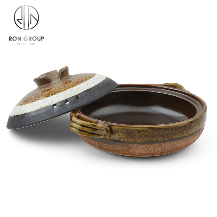 Versatile Clay Cooking Pots with Lid for Kitchen Use