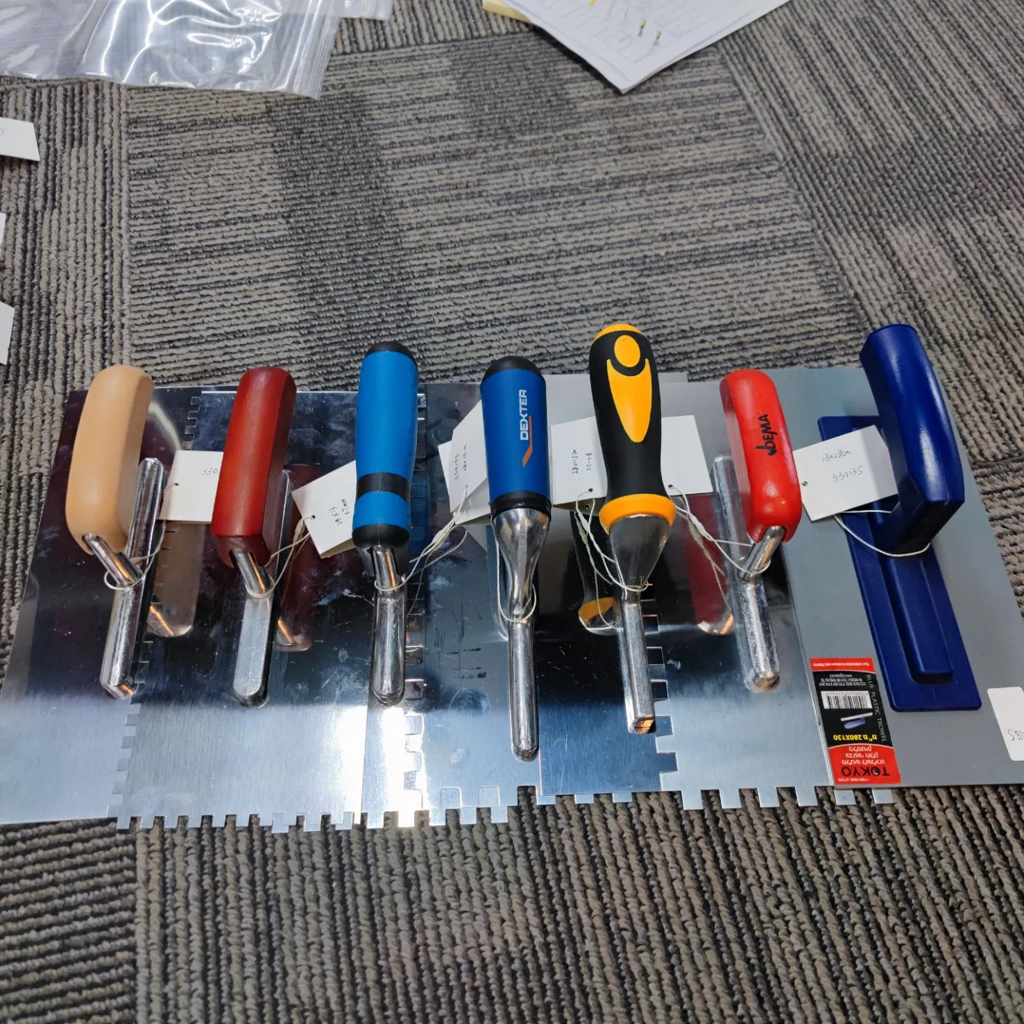 Premium Stainless Steel or High Carbon Steel Notched Trowel Masonry