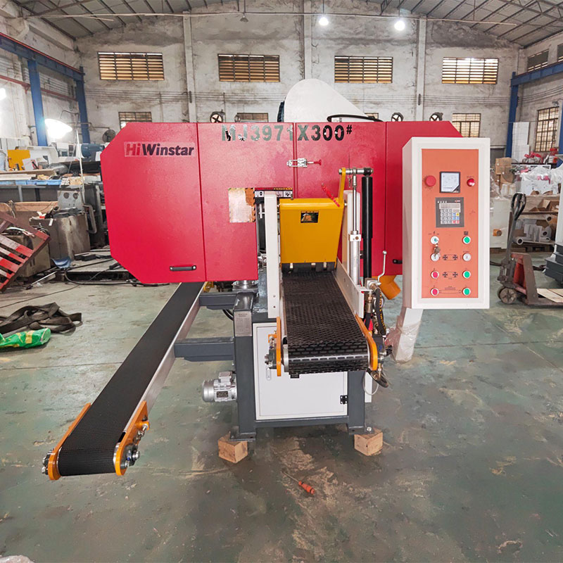 Станок ленточнопильный горизонтальный по дереву MJ3971-400