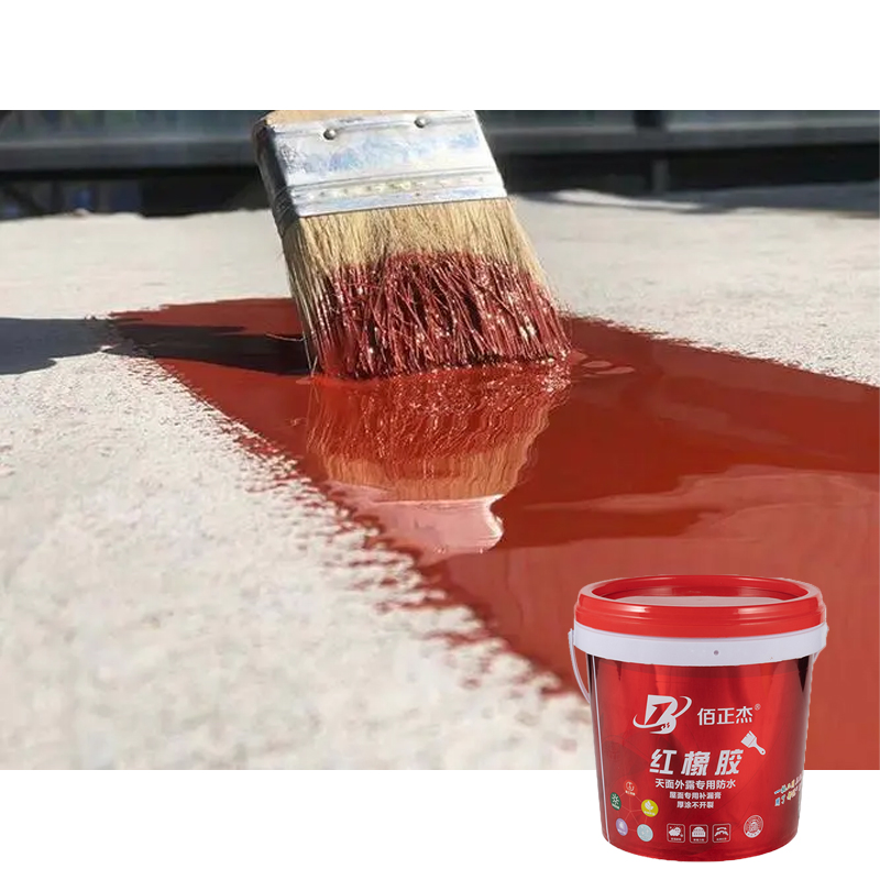 Red Rubber Waterproof Paste Roof Waterproof and Leak Proof Coating