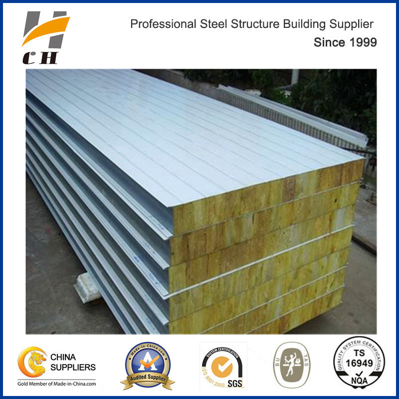 Galvanised Fiiberglass Wool Sandwich Panel Insulation Board