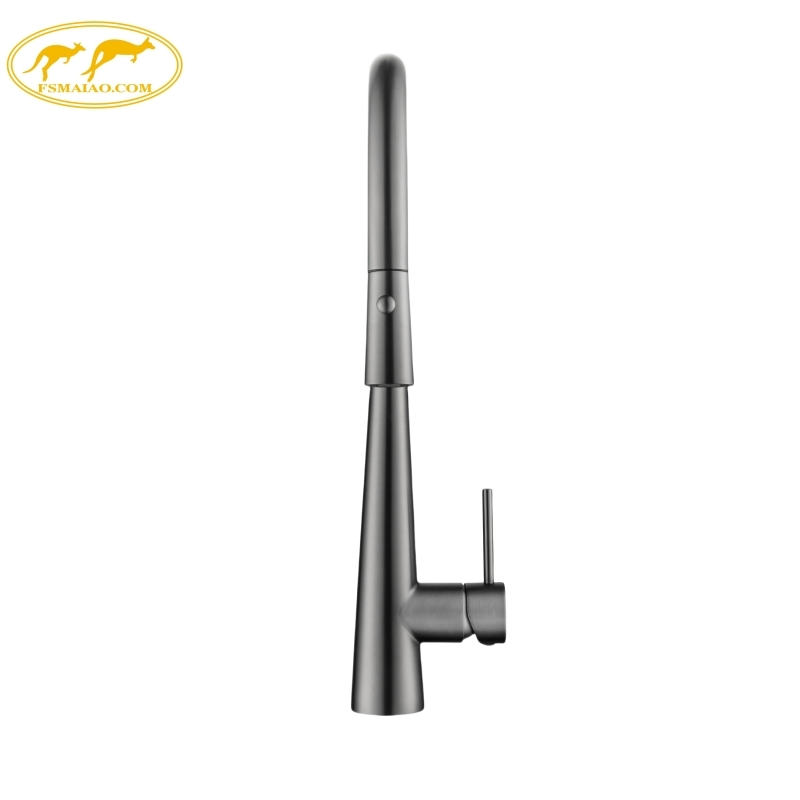 Watermark Certified Kitchen Tap Faucet for Australia High-Quality SS304 Construction Lead-Free Chrome Brushed Gun Metal Finish Sink Mixer