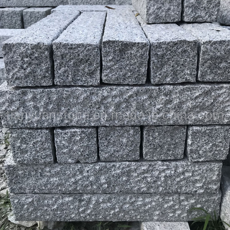 Grey Chinese Natural Granite Pavers Kerb Road Stone Curbstone Kerbstone