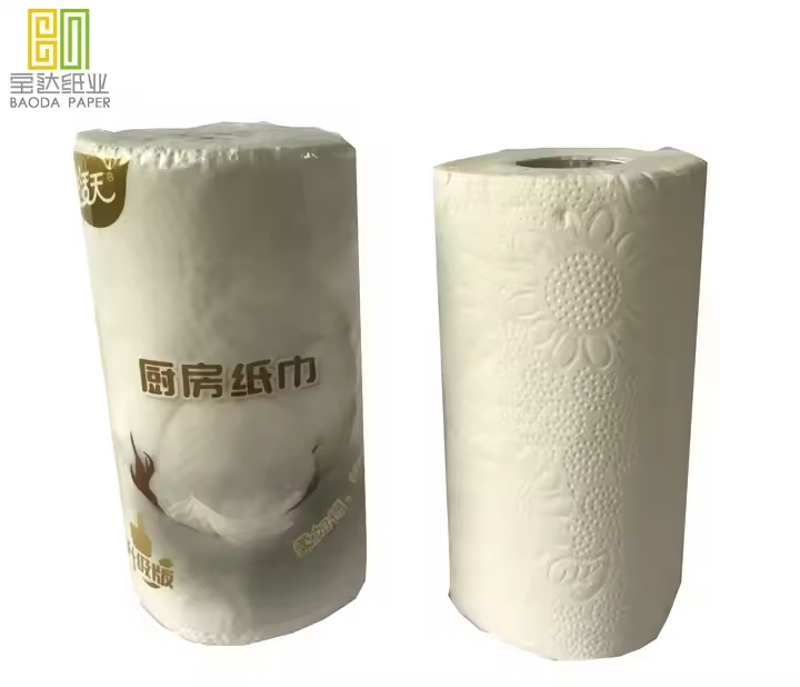 High Quality OEM Strong Oil Absorption Embossed Kitchen Paper