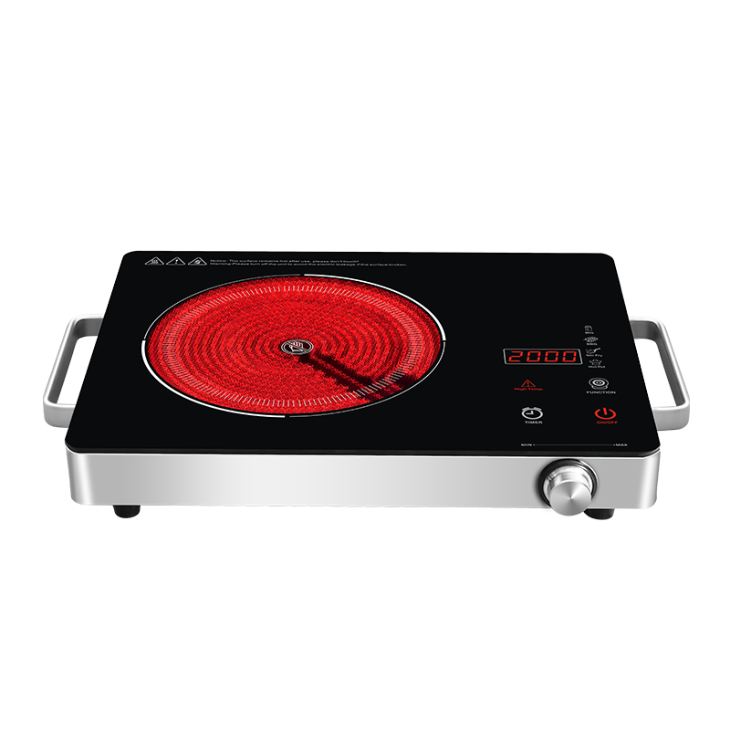 Hot Sale 2200W Electric Ceramic Stove Halogen Cooker Red Infrared Induction Cooker
