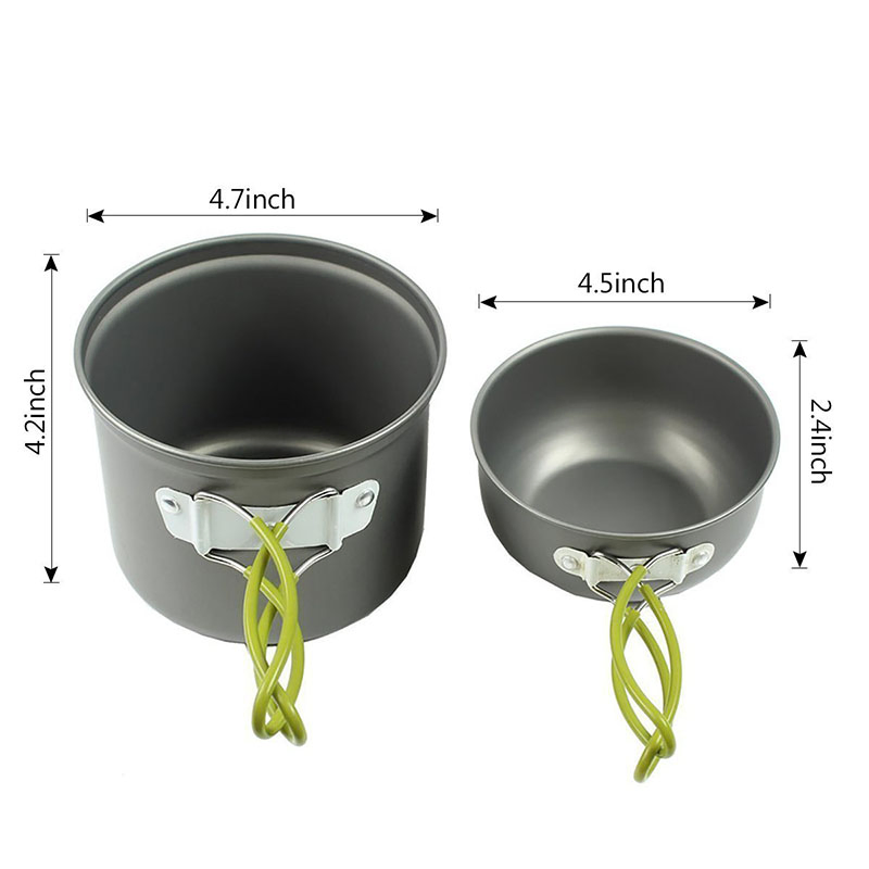 Wholesale Outdoor Camping Picnic Hot Pot Portable Cookware