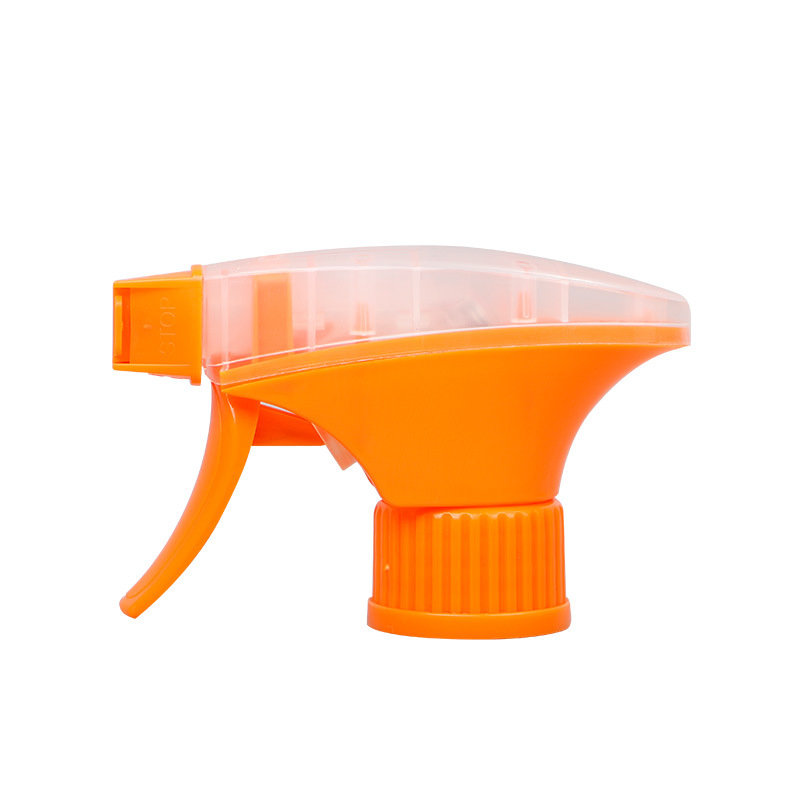 High Quality Plastic Spray Head Trigger Sprayer for Household Cleaning Dispenser with 24mm 28mm Nozzle Options