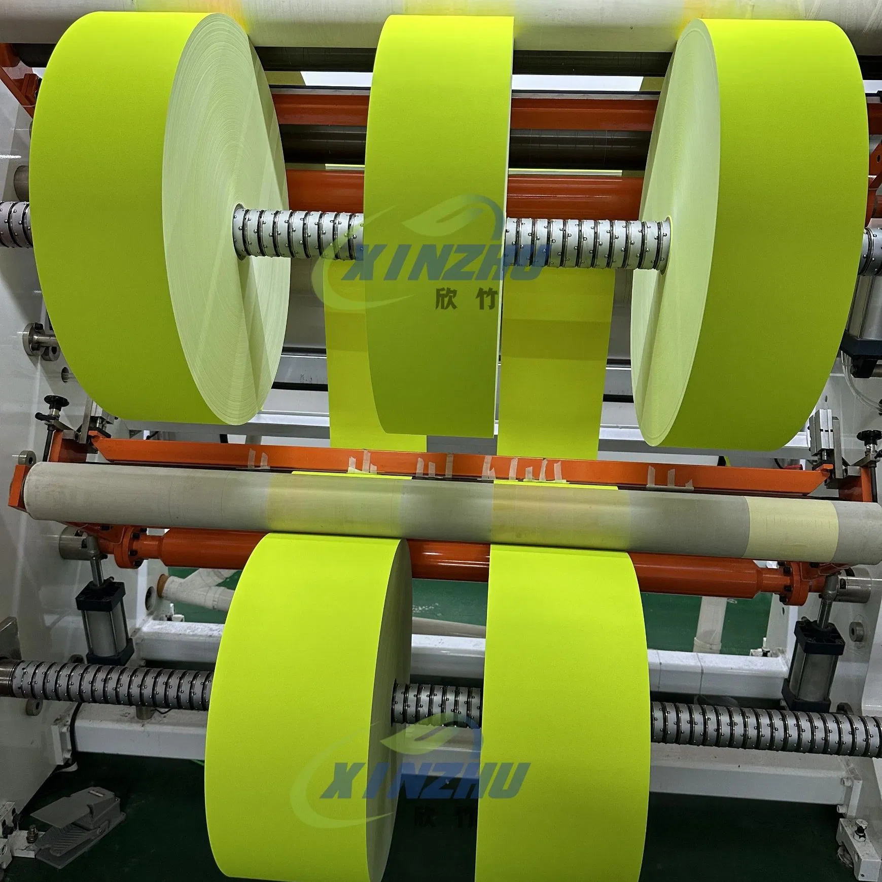 Fluorescent Label Self Adhesive Paper Fluorescent Woodfree Paper Jumbo Roll Label Material
