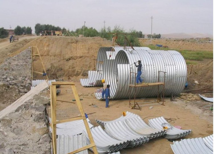 Arch Culverts Pipe Corrugated Steel Large Diameter
