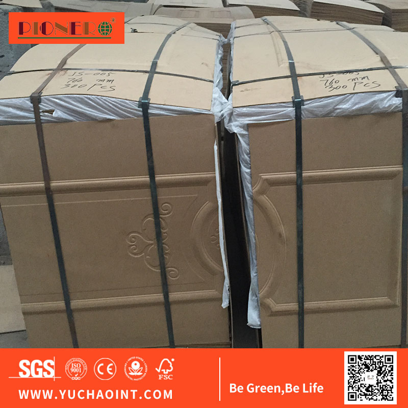 Factory Direct Supplier Moulded PVC Door Skins Exterior HDF Molded Door Skin
