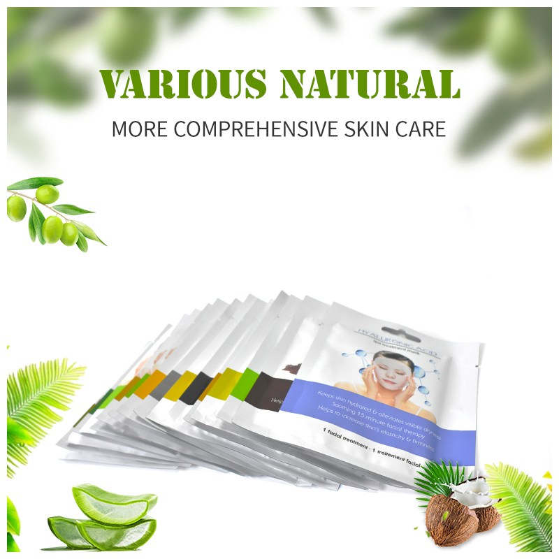 Moisturizing Repair Firming Sheet Mask Shrink Pores Organic Vitamin C Aloe Vera Fruit Facial Mask