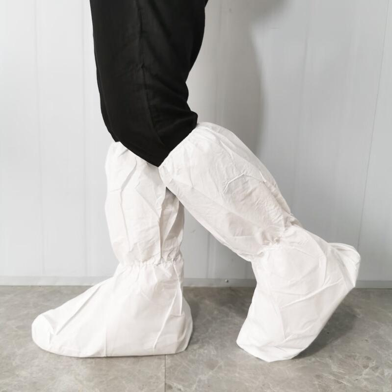 Disposable PP SMS Sf Non-Woven Boot Covers 40*50cm White Blue Green Nonwoven Leg Cover
