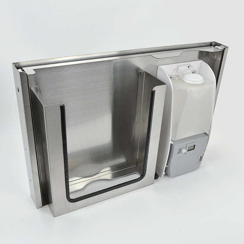 Настенный автоматический дозатор для мыла с держателем салфеток