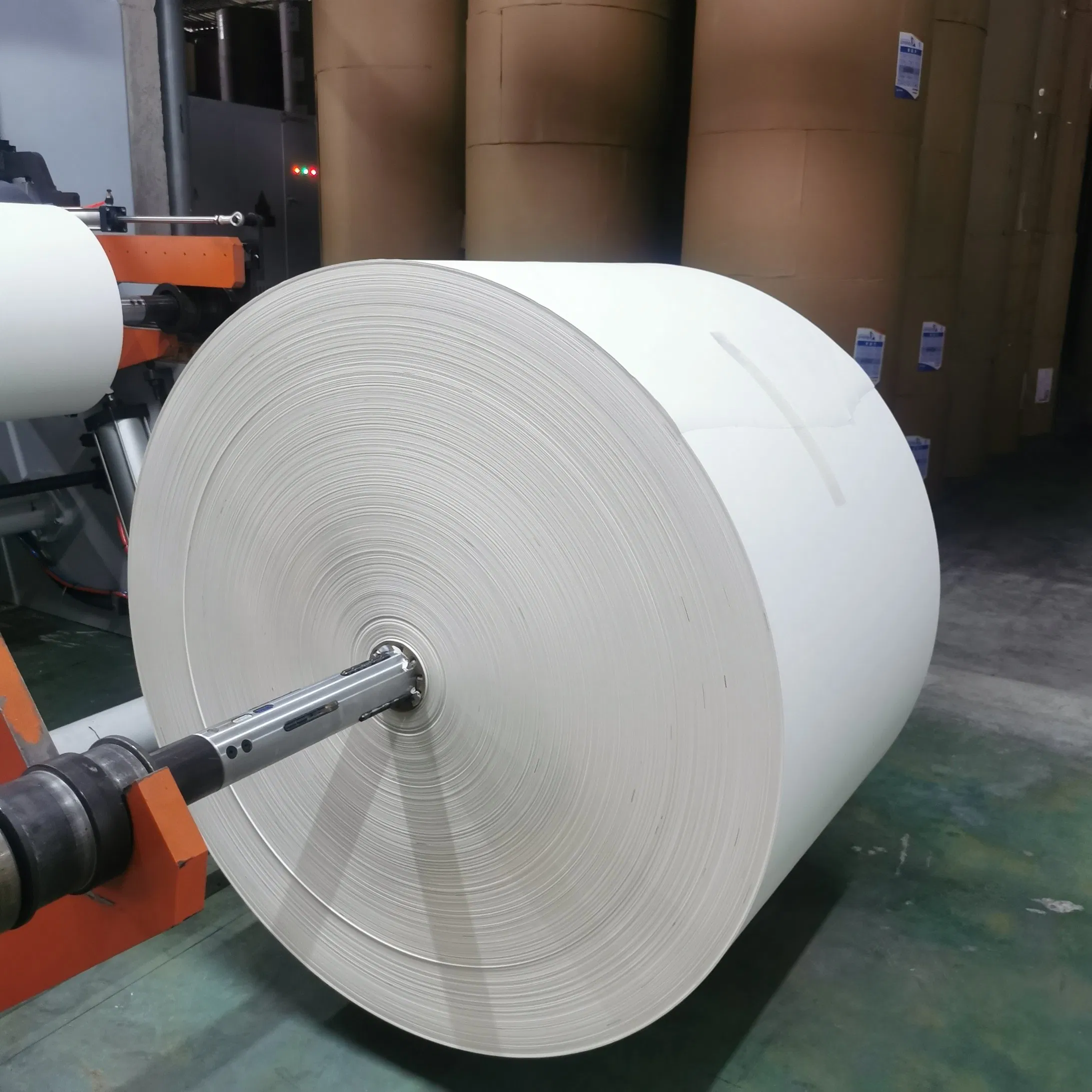 Single Side Printed Paper Roll 170GSM 190GSM 220GSM Cup Fan