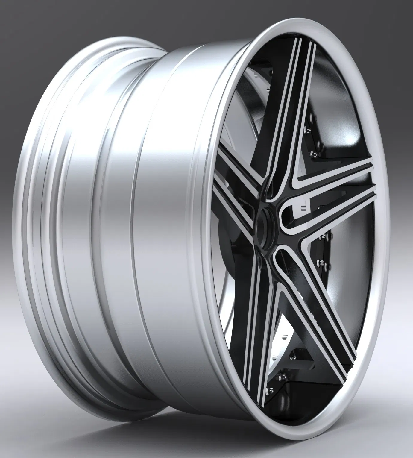 2PCS Forged Akuminum Wheel Rim, Center Disc (center piece) , Barrel Aftermarket, Modification