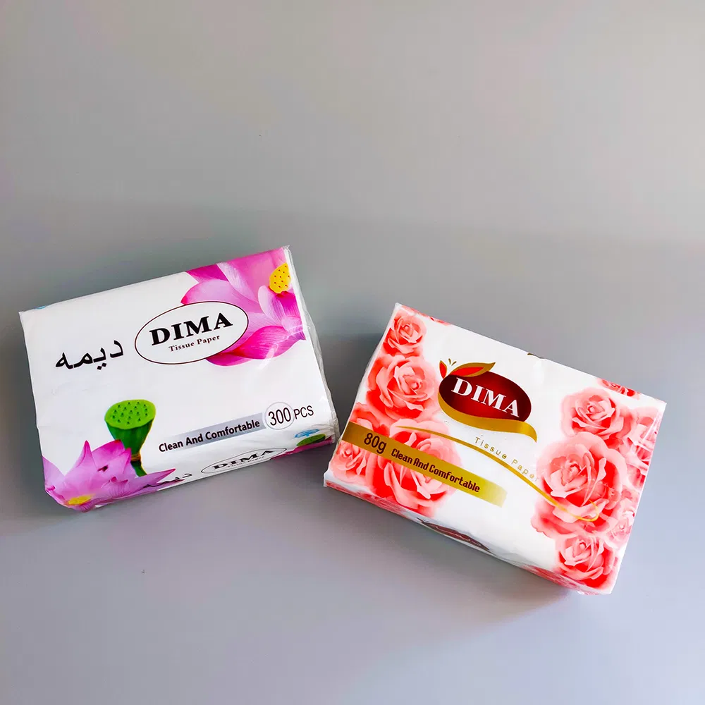 Soft Comfortable 3 Ply Facial Tissue Paper 180*190mm 200 Sheets Virgin Wood Pulp