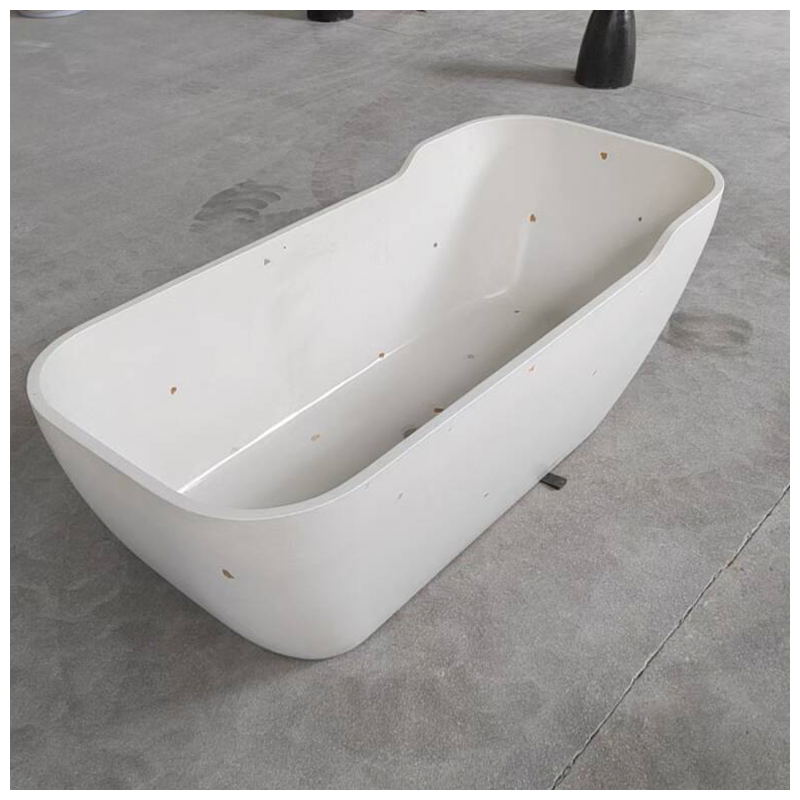 Colorful Freestanding Cultured Marble/Quartz Bahtroom Bathtubs for Hotels and Homes