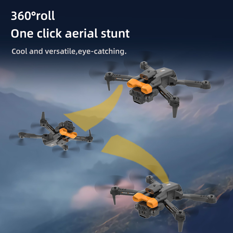 Дрон T588 с камерой 360° и обходом препятствий