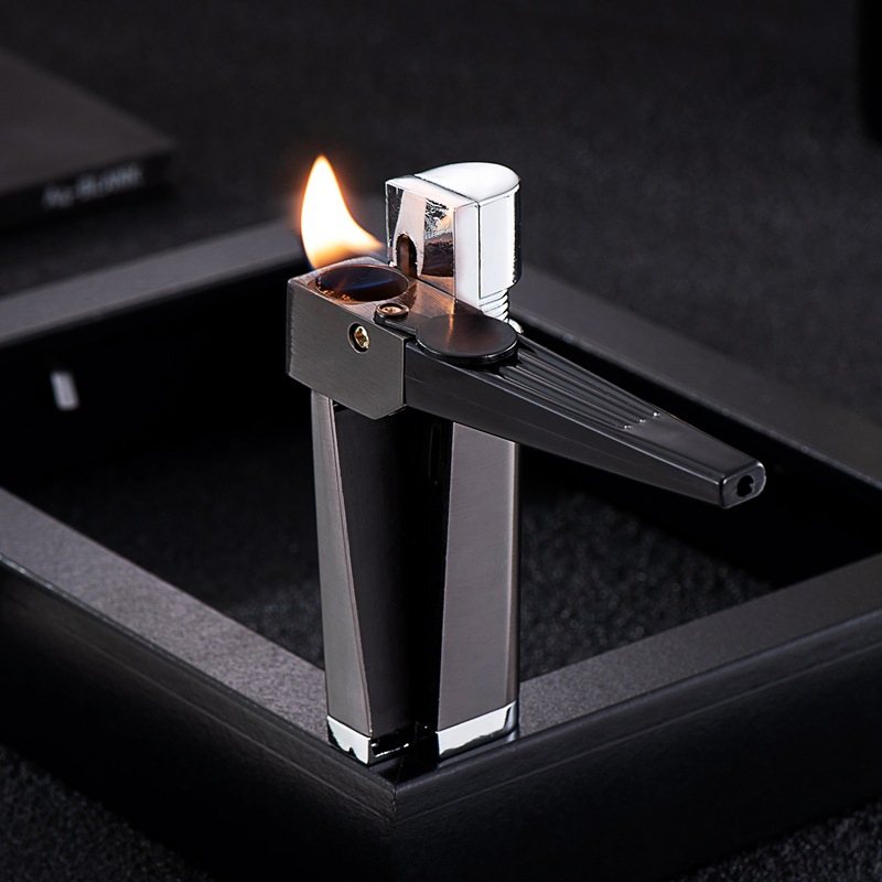 Luxurious Whole China Metal Smoking Gas Lighter for Men