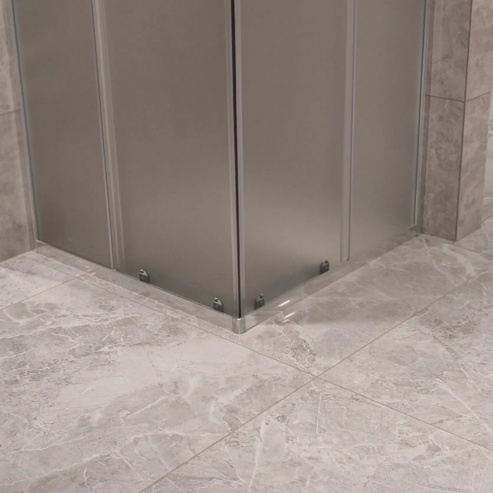 Modern Bathroom Aluminium Frame Sliding Shower Enclosure with 6mm Tempered Glass