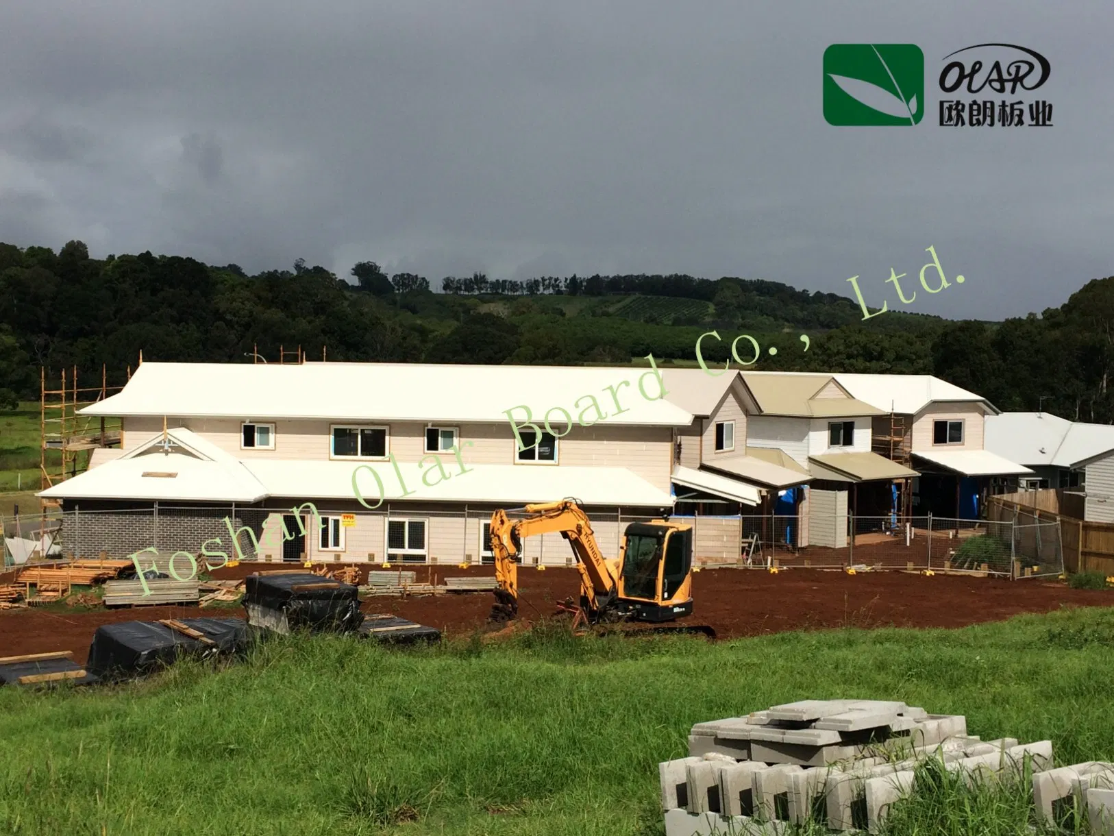 Environmental Friendly 100% Non Asbesto Fiber Cement Facade Board