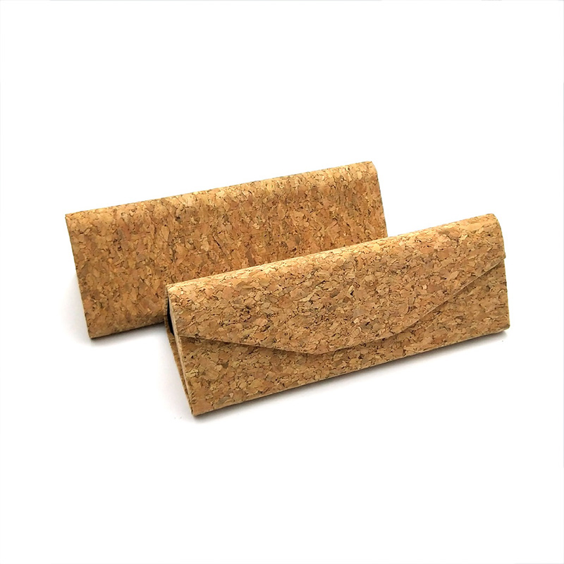 Inno-Z004 Factory Direct Selling Sawdust Grain Triangle Folding Box for Optical Glasses, Custom Logo, Eco-Friendly