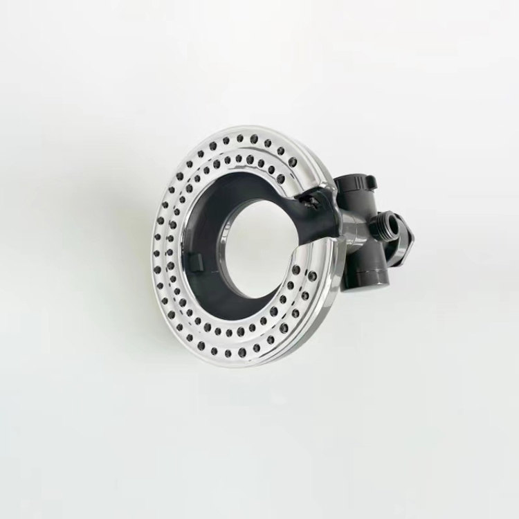 Sanipro 2-in-1 Combo ABS Plastic 7 Function Hand-Held High Pressure Shower Head, Bathroom Rain Top Spray Set